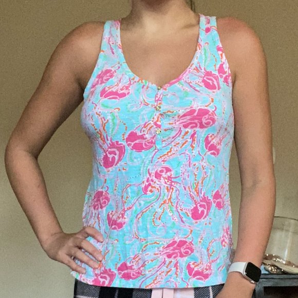 Lilly Pulitzer Tops - Lilly Pulitzer Jellies be Jammin Tank